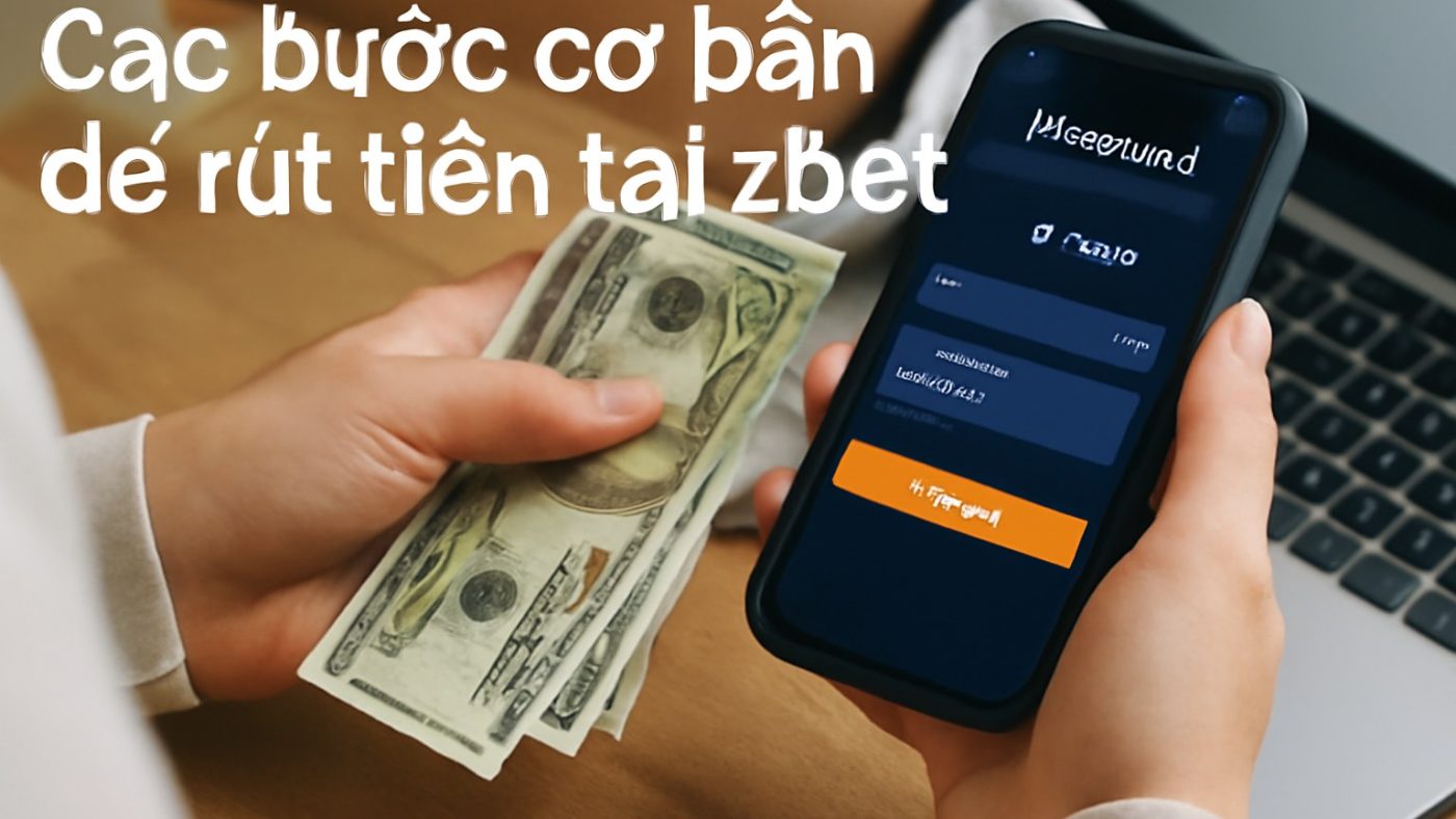 Minh họa: Các bước cơ bản để rút tiền tại zbet