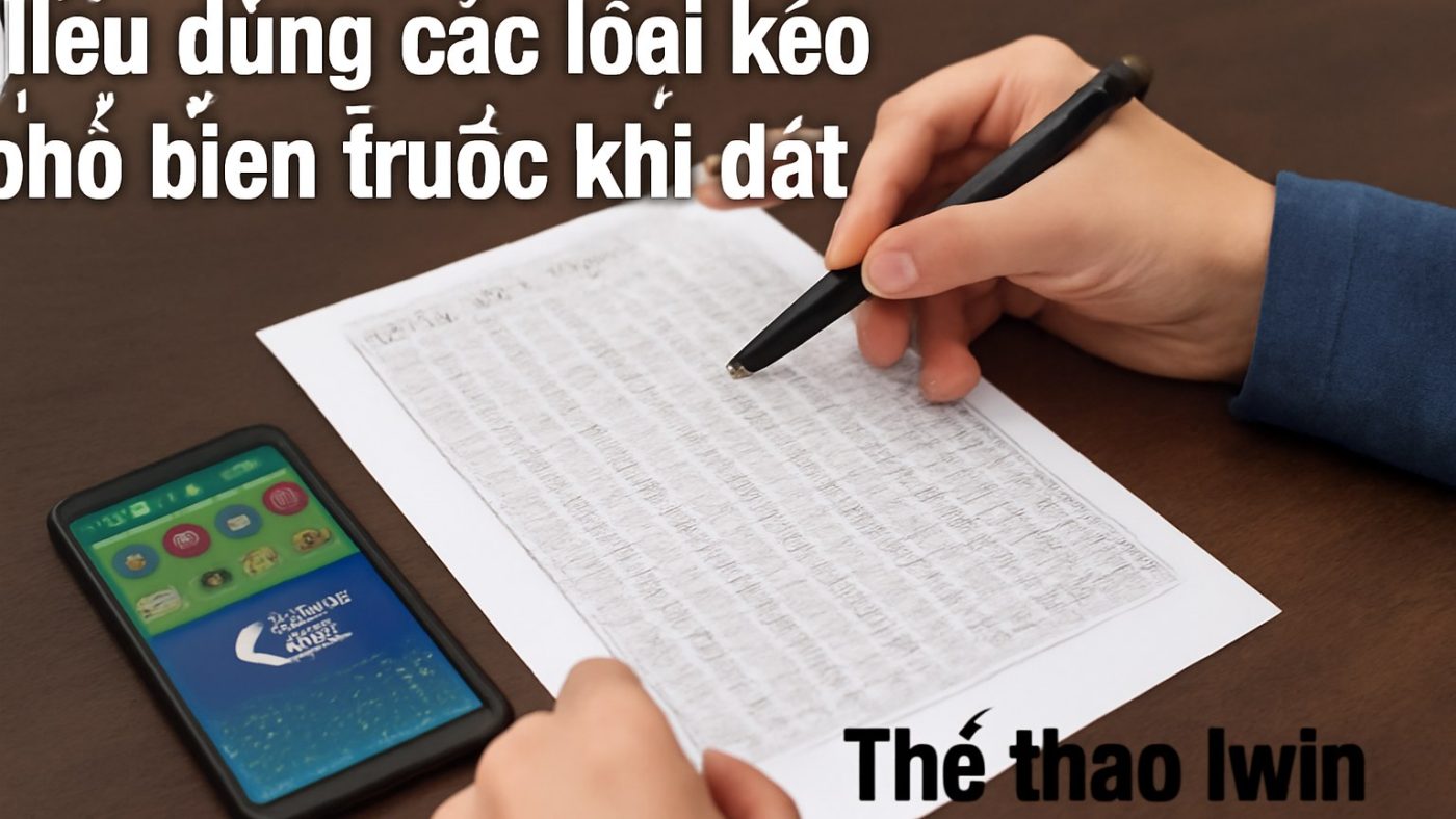 Hiểu đúng các loại kèo phổ biến trước khi đặt Minh họa: Hiểu đúng các loại kèo phổ biến trước khi đặt