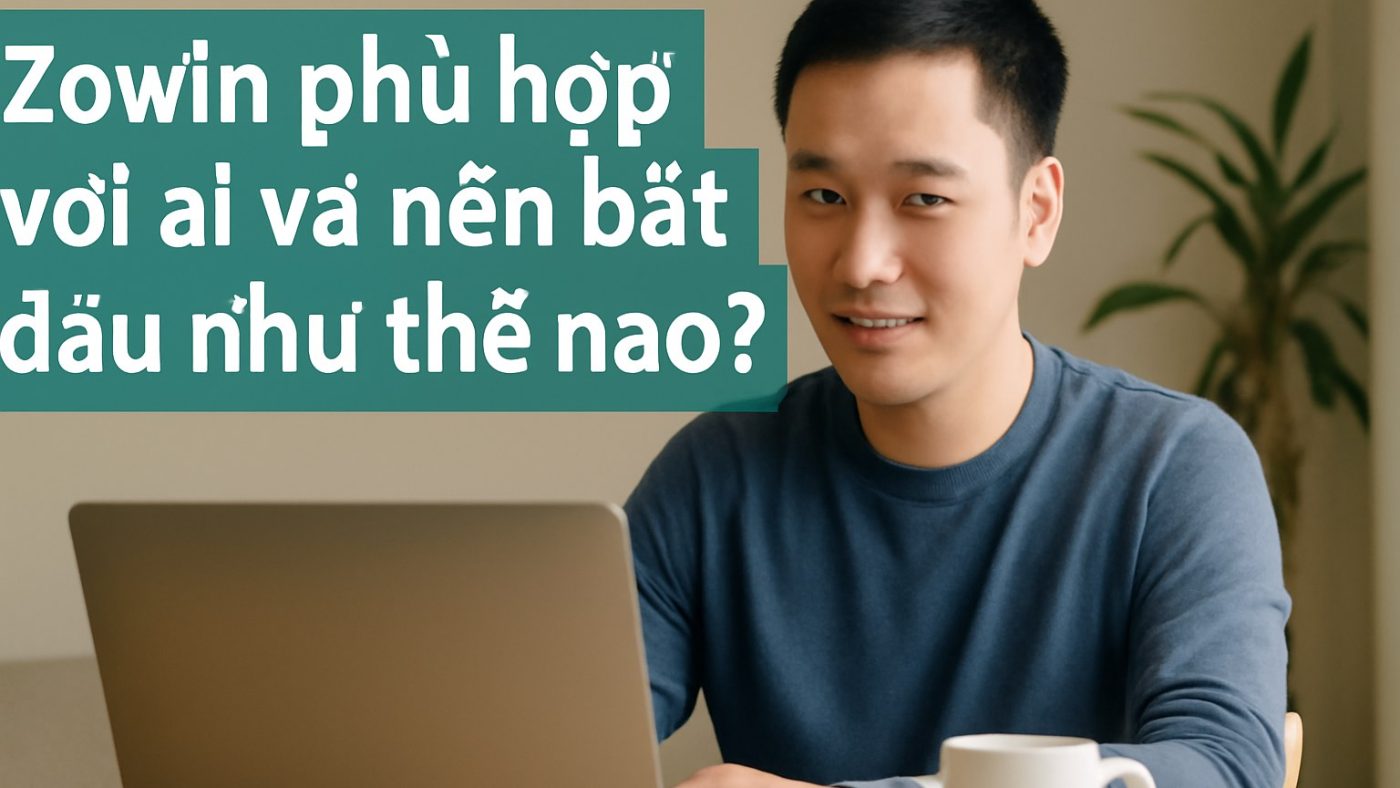 Minh họa: Zowin phù hợp với ai và nên bắt đầu như thế nào?